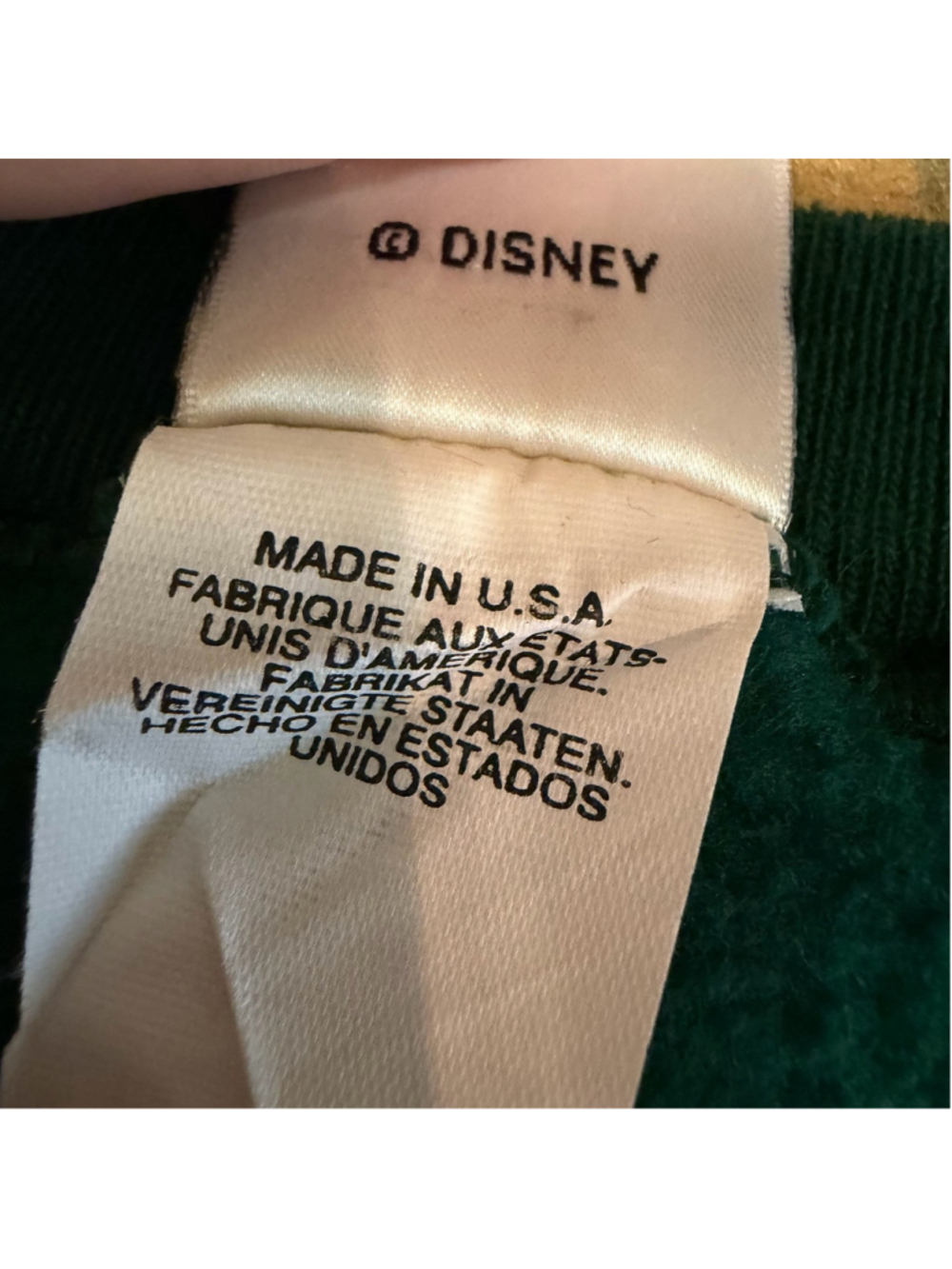 Disney VTG USA Lion King Green Crewneck LG DBL SIDED Party Animals Simba Pumba - Picture 6 of 7